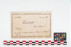 Etikett zu Eisenaxt (NHMW-PRAE-001400)